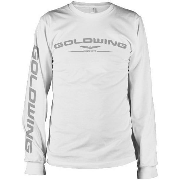 Grey Large Honda Mens Wing Long-Sleeve Shirt Grey Large Honda Mens Wing Long-Sleeve Shirt